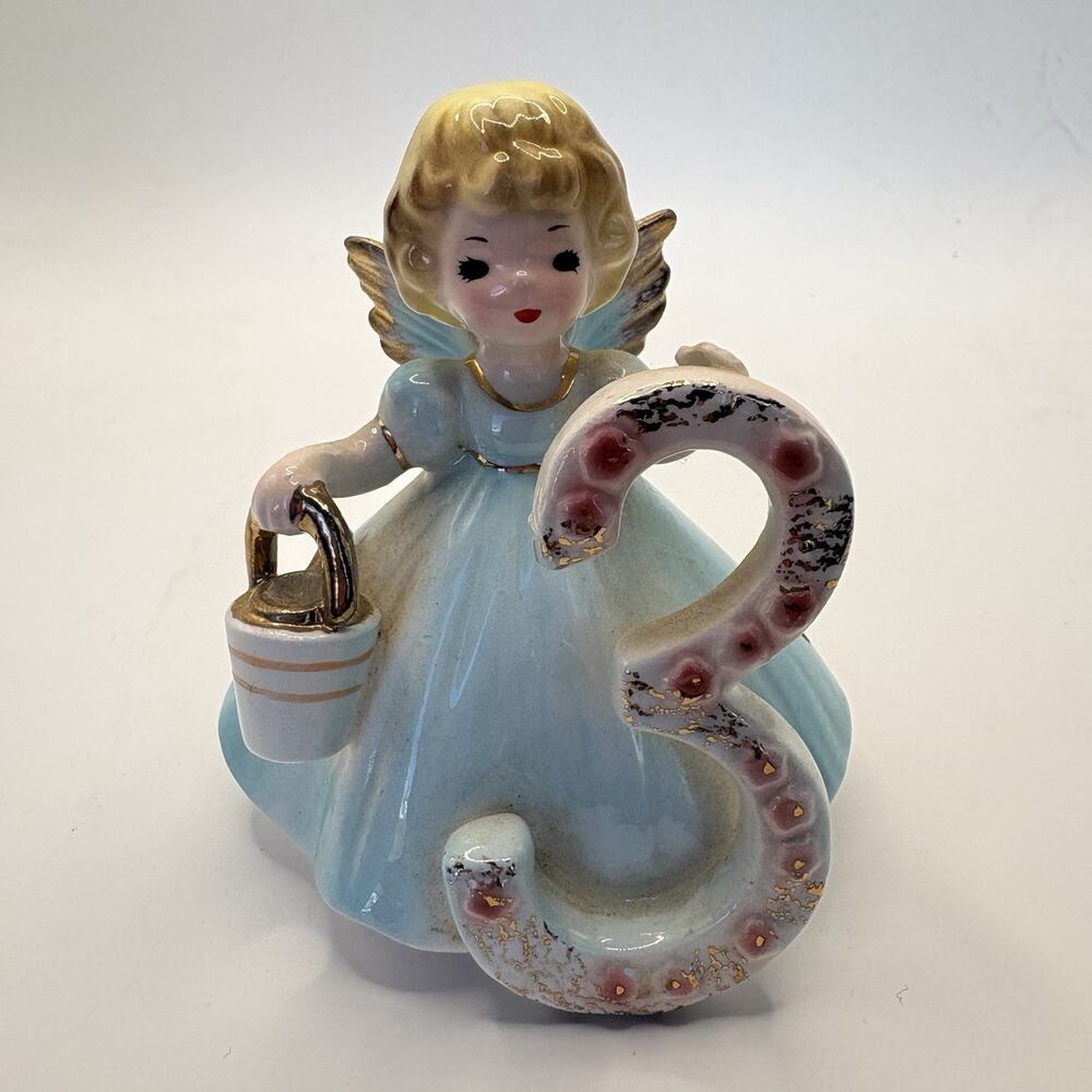 Josef Originals Angel Figurine Number 3 Vintage Japan MCM Kitsch